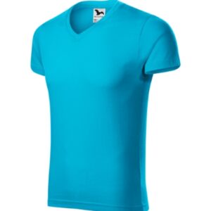 Slim Fit V-neck - Koszulka męska - obrazek 31