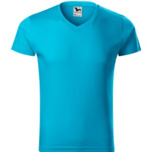 Slim Fit V-neck - Koszulka męska - obrazek 32