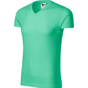 Slim Fit V-neck - Koszulka męska - obrazek 40