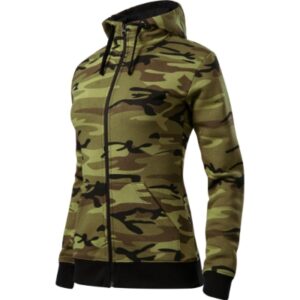 Camo Zipper - Bluza damska - obrazek 7