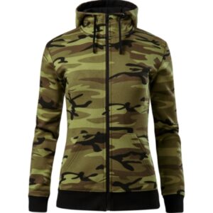 Camo Zipper - Bluza damska - obrazek 8