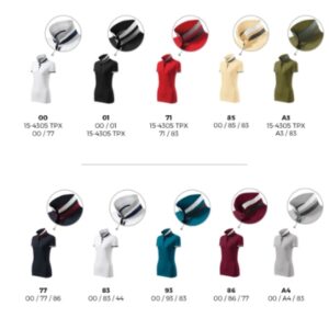 Collar Up - Koszulka polo damska - obrazek 4